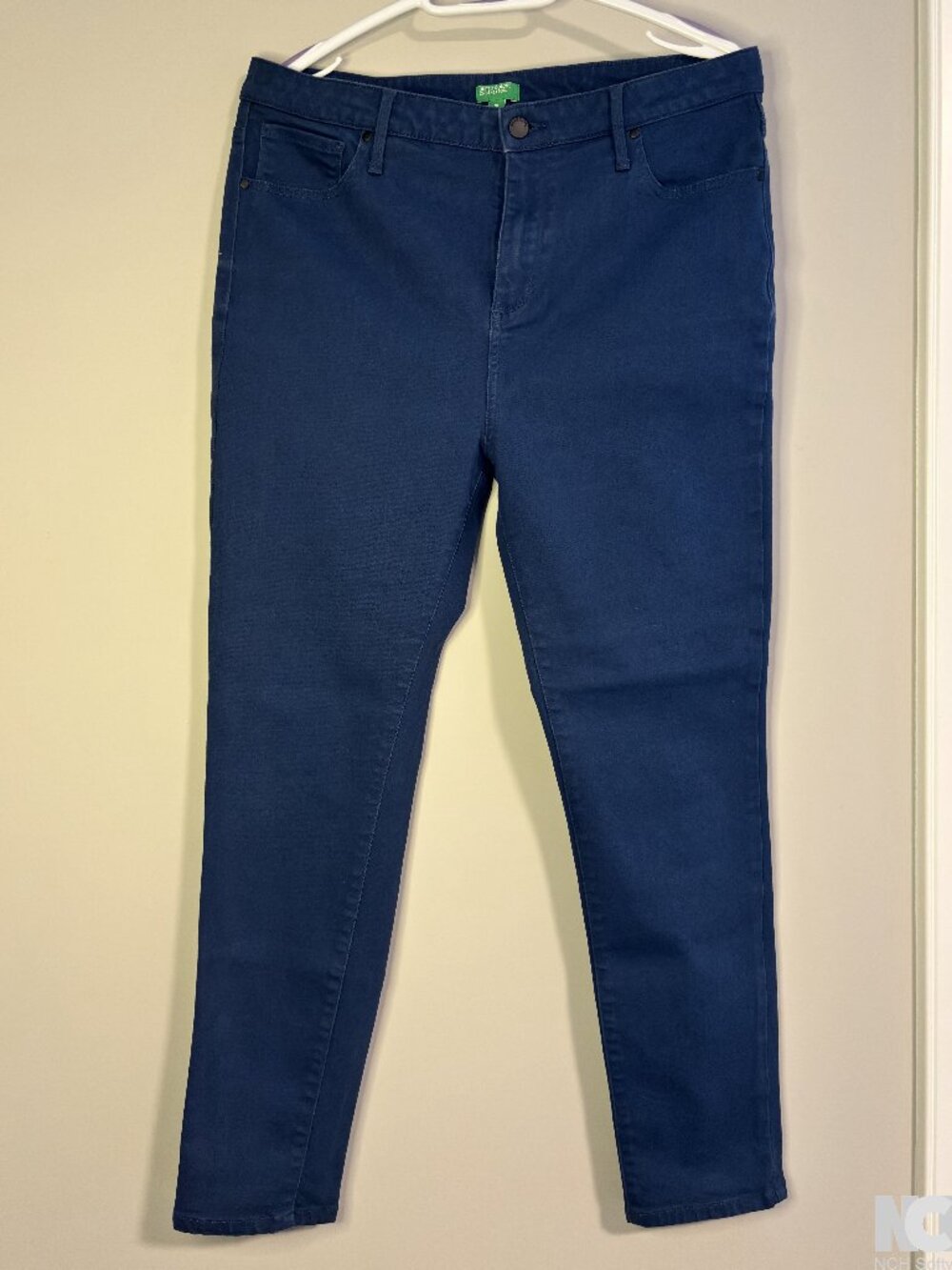 United Colors Of Benetton Slim Fit Stretch High Rise Zip Fly
